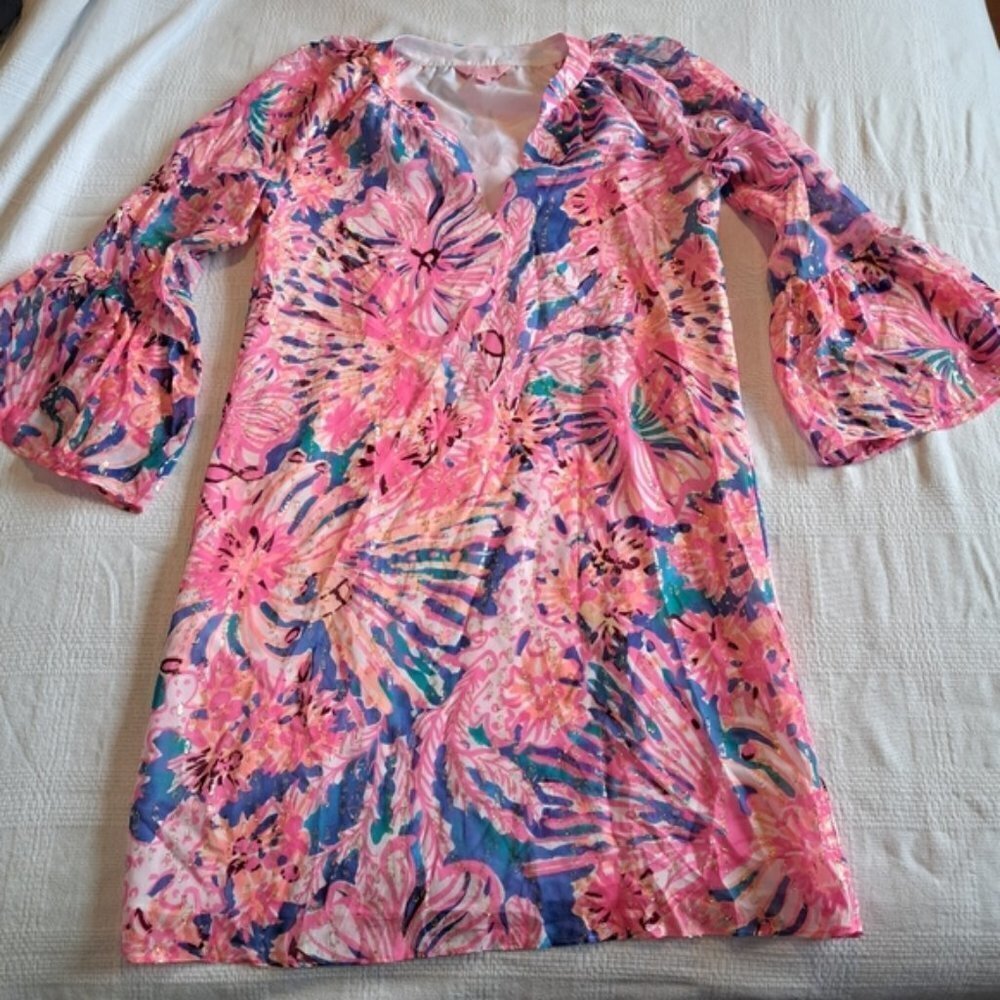 Lilly Pulitzer XXS Matilda silk Tunic dress